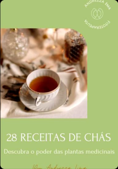 28 receitas de chás